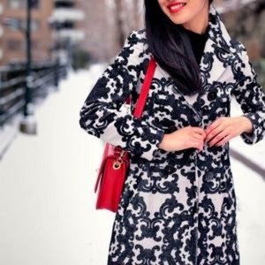 SOLD OUT Leifnotes Glamorous Anthropologie Hesa Cord Print Jacket Size 2